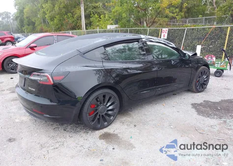 2021 Tesla Model 3 Performance Dual Motor All-Wheel Drive from USA, damaged, VIN 5YJ3E1EC7MF079410
